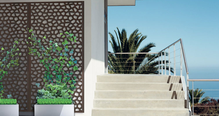 Décoration jardin avec le Mosaic Panel de Nortene