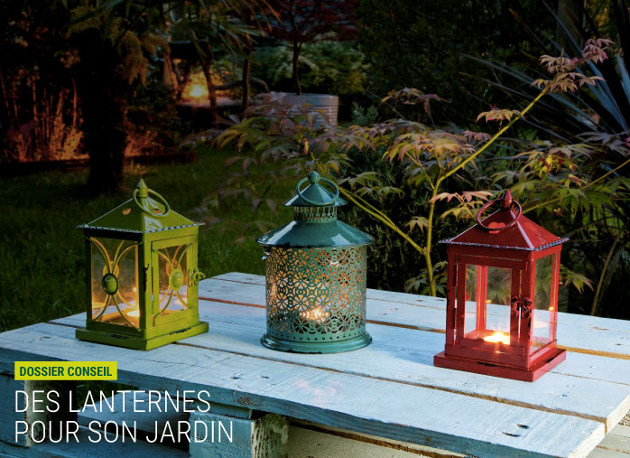 Des lanternes pour éclairer son jardin