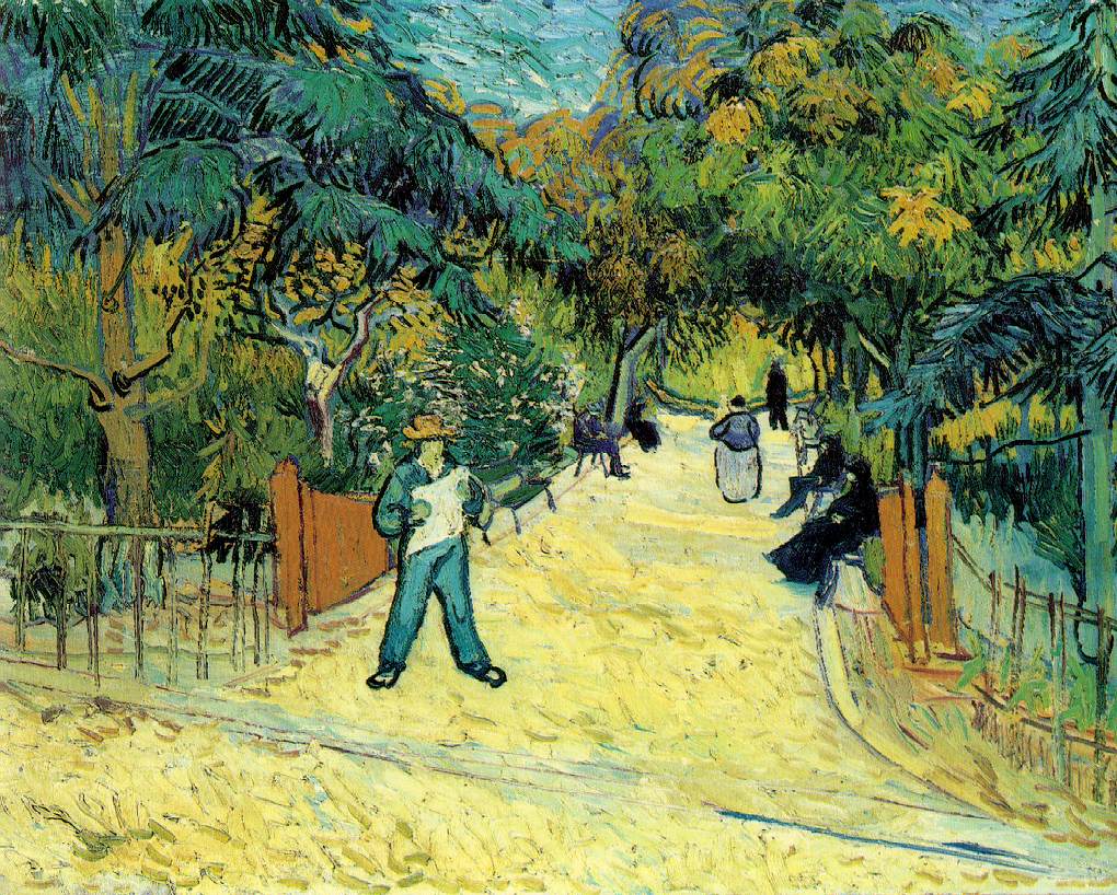 Jardin Public à Arles par Van Gogh