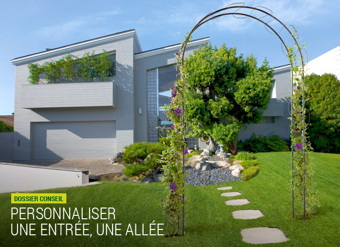 Personnaliser une entrée, une allée