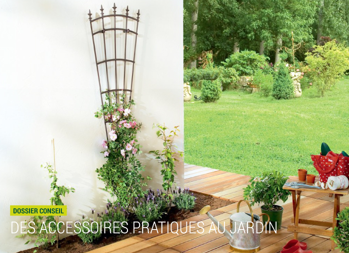 Des accessoires pratiques au jardin