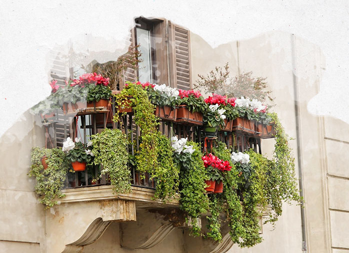Comment créer un balcon fleuri