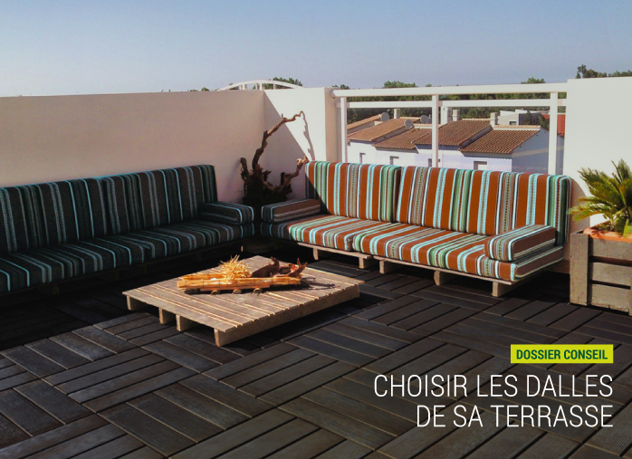 Choisir les dalles de sa terrasse