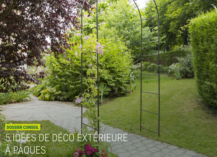 5 idées de déco extérieure à Pâques