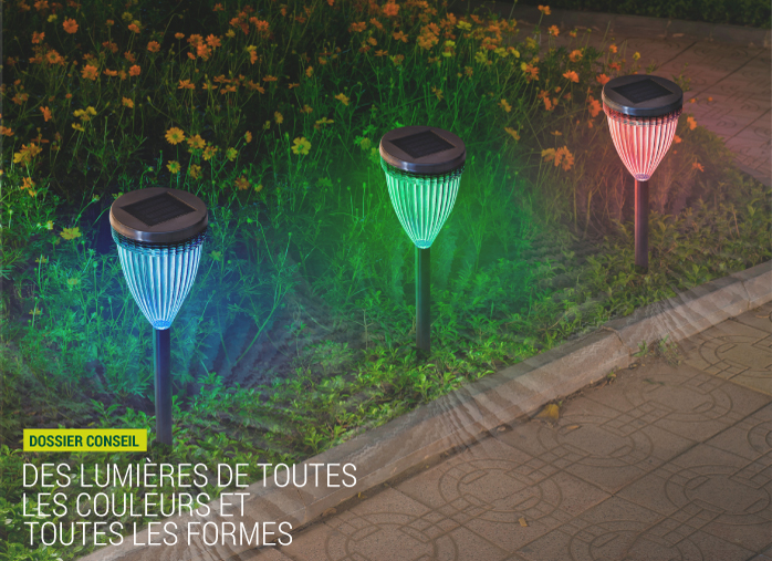 Des lumières de toutes les couleurs et toutes les formes