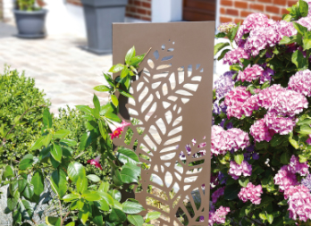 Un treillis à planter, de grandes feuilles très décoratives