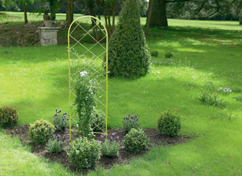 Drive this trellis directly into the ground