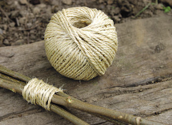 Natural fibre string