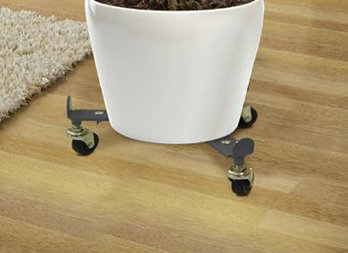 Support plantes à Roulettes Flora Roll Strong 40 cm, plateau roulant pour  plantes lourdes Nortène, achat/