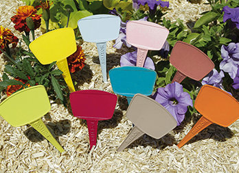 Étiquettes à planter de couleur