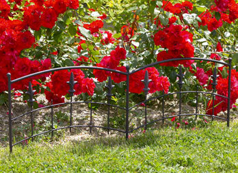 Bordure décorative en métal époxy motif fleurs de lys