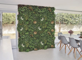 Jardin vertical sauvage en rollo