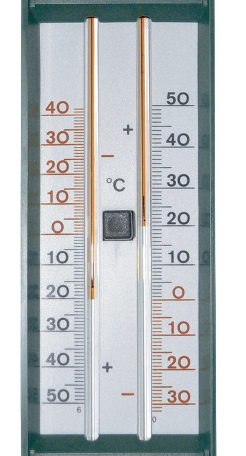 Thermometre mini maxi vert. Sans mercure