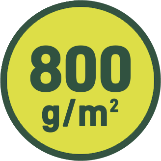 800 g/m2