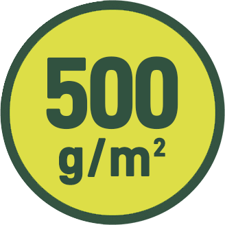 500 g/m2