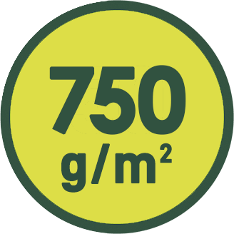 750 g/m2
750 g/m2