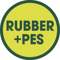 Rubber + polyester