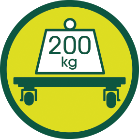 200 kg suported	