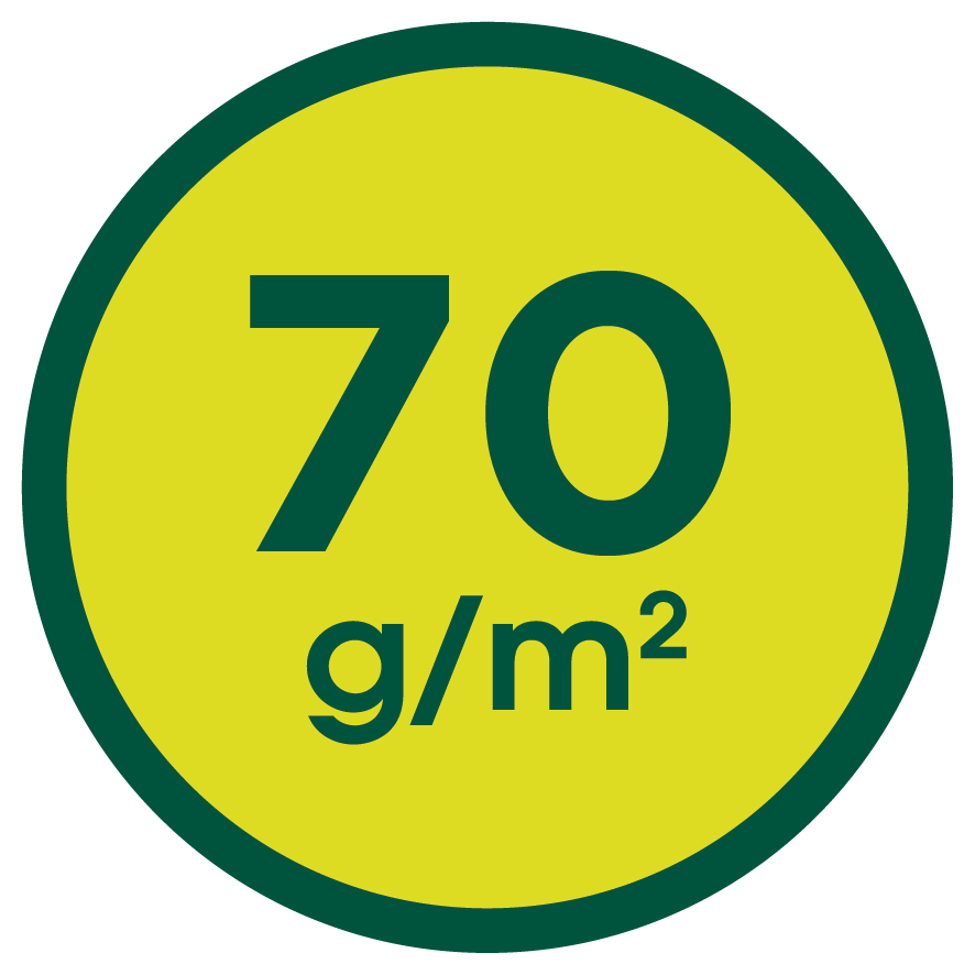 70 g/m2